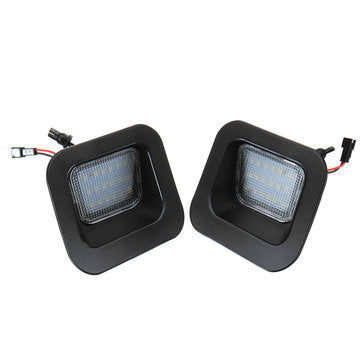 Pair LED License Number Plate Lights White for Dodge RAM 1500 2500 3500 2003-2015