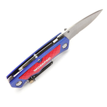 WORKPRO 2PCS 15 in 1 Multi-function Folding Tool Kitchen Bottle Opener Sharp Pocket Multitool Pliers