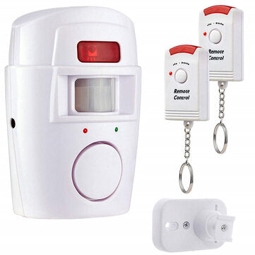 Wireless Remote Controlled Mini Alarm with IR Infrared Motion Sensor Detector