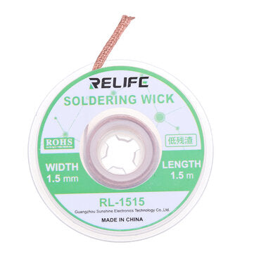 Solder Wire Tin Suction Wire Braid BGA Tools For Precision PCB RMA Tin Remove So... (TYPE5: RL-1515)