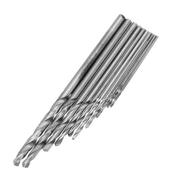 0.5-3.2mm Double Head Chuck Mini Hand Drill With 10pcs 0.8-3mm Twist Drill Bits Set