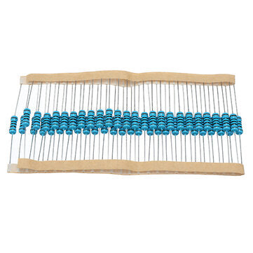 500pcs 1W Metal Film Resistor 1% 100 ohm Resistance
