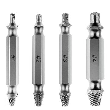 Screw Extractor Drill Bits Set Broken Speed Out Easy Out Flexible Shaft Bits Extentio... (TYPE: KIT)
