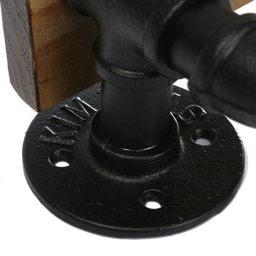 Retro Industrial Style Toilet Paper Holder with Sundries Stand