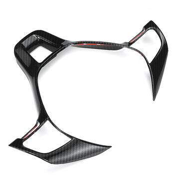 Carbon Fiber Look ABS Steering Wheel Cover Trim For VW Golf  2015-2020