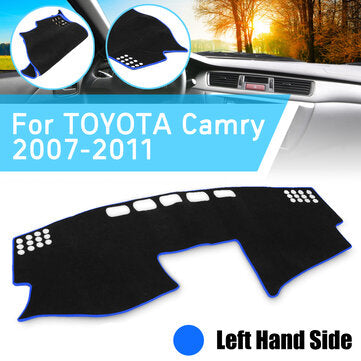 Car Dashboard Cover Dashmat Dash Sun Mat Pad Cover For Toyota Camry 2007-2011 LHD (COLOR.: BLUE)