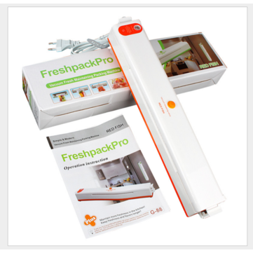 100W 220V Electric Vacuum Food Sealer Packaging Machine Home Film Sealer (PLUG: EUPLUG)