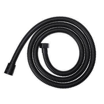 1.5M Black Stainless Steel Bathroom Shower Hose Handheld Water Pipe Fittings Shower Head Hose Replac