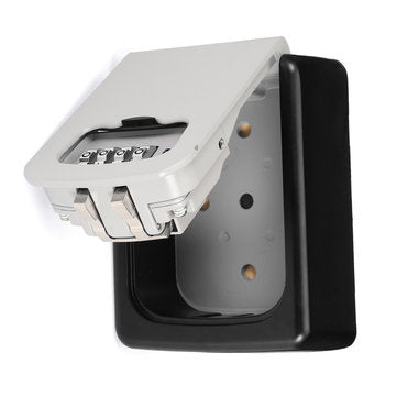 LK-10 4 Digit Combination Lock Box Key Storage Lock Box Wall Mounted Security Door Lock