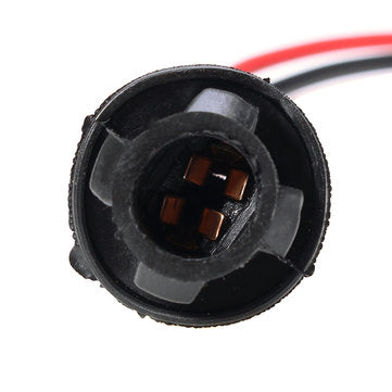 T10  Dashboard Socket Plug LED Incandescent Wire Motorcycle