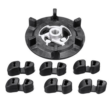 Auto Air AC Compressor Clutch Hub Rubber For 5SE09C 5SL12C 5SEU12C 6SEU14C 6SEU17C 7SE... (TYPE5: B)