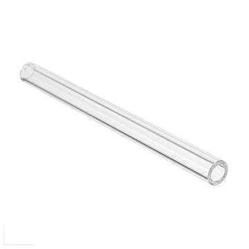 10Pcs Length 100mm OD 10mm 1.5mm Thick Wall Borosilicate Glass Blowing Tube Lab