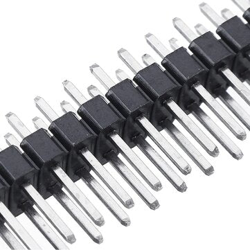 3Pcs Pin Header 2.54 pitch 2*40P Color Double-row Needle Double-row Straight Needle