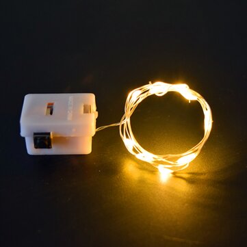 0.5M/1M/2M Battery Powered LED Garland String Light Copper Wire... (COLOR.: COLORFUL | LENGTH: 0.5M)