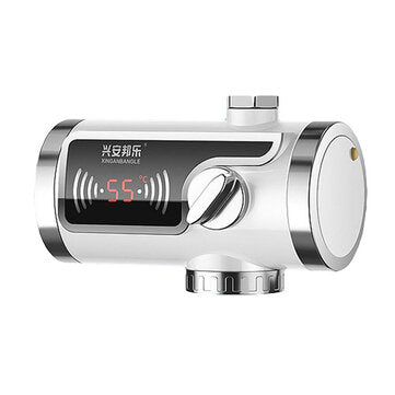 JB-14A 2000W Stainless Steel Connecting 3Sec Instant Hot Water Faucet LCD Tempera... (COLOR1: WHITE)