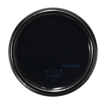 2`` 52mm 20-150 Water Temperature Gauge Digital LED Display Black Face Sensor