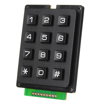 5pcs 12 Key MCU Membrane Switch Keypad 4 x 3 Matrix Array Matrix Keyboard Module Geekcreit for Ardui