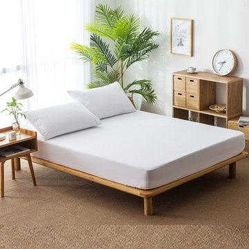 Waterproof Mattress Protector Cover Smooth Anit-mite Breathable Bed Cover Bab... (SIZE 3: 120*190CM)