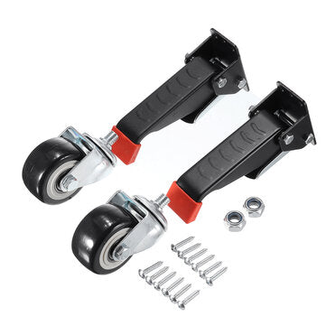 660 LBS Heavy Duty Workbench Casters Kit Retractable Caster Wheels for Workbench... (QUANTITY: 2PCS)