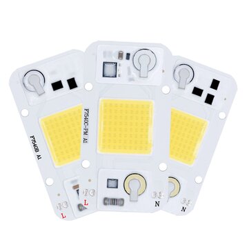 AC220V 20W 30W 50W LED COB Chip Smart IC No Need Driver for Flood Li... (COLOR.: WHITE | POWER: 20W)