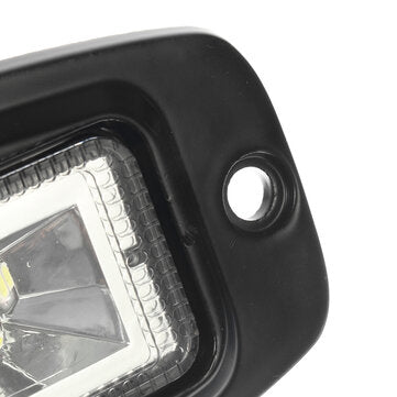 7 Inch Flood Beam LED Work Light Bar Super Slim Flush Mount 10-30V 48W 6000K White For ATV UTV SUV T