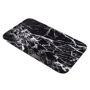 Marble Carpet Shower Curtain Four-piece Toilet Bathtub Anti-static Waterproof Anti-mildew Non-slip M