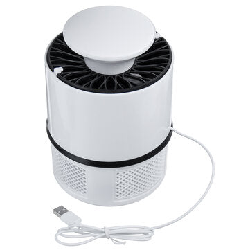 Electric Zapper Mosquito Killer Lamp USB LED Fly Bug Pest Trap Light for Hom... (SHELL COLOR: WHITE)