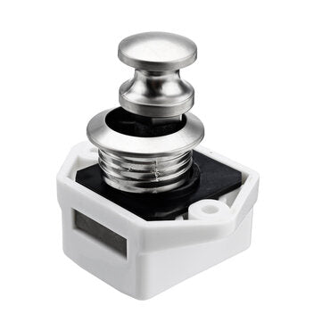 10Pcs Push Button Drawer Cupboard Door Catch Lock Caravan Rv Cabinet Latch Knobs
