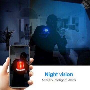 T9 4G Home Security IP Camera 2 Way Audio Loop Recording Wireless Mini IP Camera Night Vision CCTV