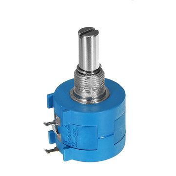 3pcs 3590S-2-502L 5K Ohm 2W Multi Turn Precision Potentiometer With 10 Turns Counting Dial Rotary Kn