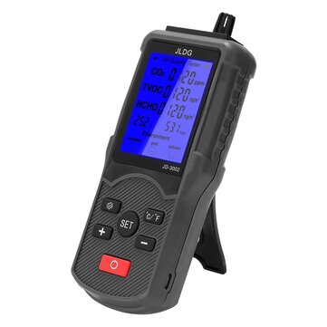 Multifunctional Air Quality Tester CO2 TVOC Meter Temperature Humidity Measuring Device Carbon Dioxi