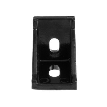 Suleve AJ28 10Pcs 2028 Black Aluminium Angle Corner Joint 20 Series Aluminum Extrusion 28x28mm Ri