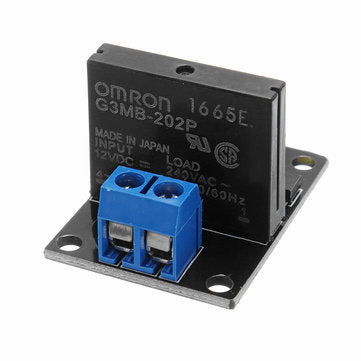 5pcs 1 Channel DC 12V Relay Module Solid State Low Level Trigger 240V2A