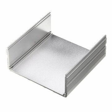 Silver Electronic Aluminum Enclosure Box DIY Electronic Project PCB Instrument Box Waterproof Instru