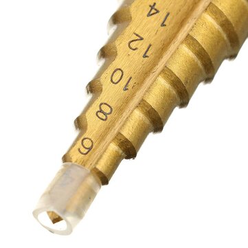 Drillpro DB-S2 4-22MM Hex Titanium Step Cone Drill Bit Hole Cutter HSS 4241