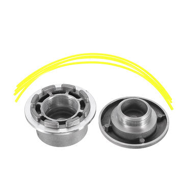 Universal Aluminum Grass Trimmer Head with 4 Lines Brush Cutter Head for Lawn Mower