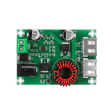 XH-M224 Dual USB Output Step-down Module 5V 6A Voltage Regulator Module Dual 5V3A Rechargeable Micro