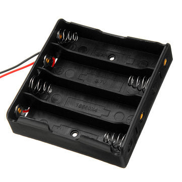 10pcs Plastic Battery Storage Case Box Battery Holder For 4 x 18650 Battery