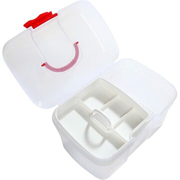 Home Office Emergency Toolbox Storage Box Pill Storage Home Health Storage Organizer Large Size 27*1
