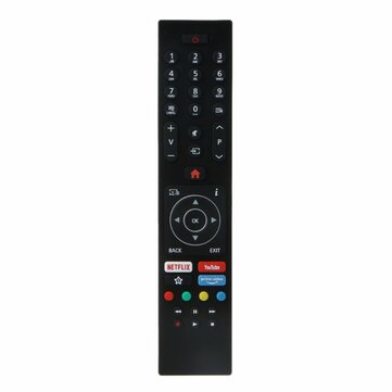 Remote Control Suitable for BUSH Smart 4K HDTV RC43137 RC43137P Hitachi RC43135 RC43135P Logig L32SH
