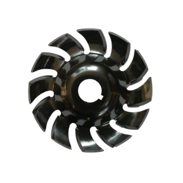 Drillpro Manganese Steel 90mm 12 Teeth Wood Carving Disc 22mm Bore Grinder Shaping Disc for 125 Angl