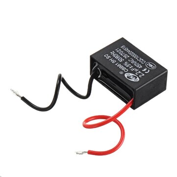 CBB61 5Pcs 2.2UF Starting Capacitance 450V AC Fan Capacitor CBB Motor Run Capacitor