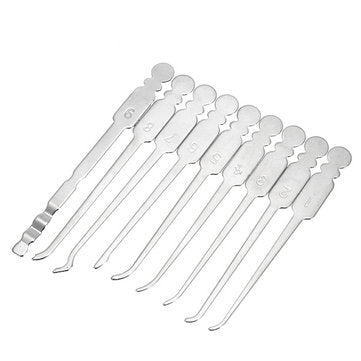 Stainless Steel Classic Mini Single Hook Unlocking Tools for Locksmith