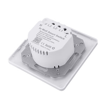 MoesHouse WS-EUY3-W EU Standard 3 Gang Smart Push Button Switch Smart Life Tuya Wireless Remote Cont