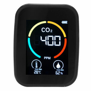 YZ-12 Carbon Dioxide Detector Portable Household USB Infrared Air Humidity Temperature