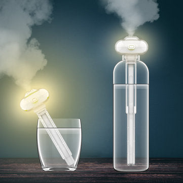 USB Flexible Air Humidifier Mini Telescopic Mist Maker Purifier with Night Light For Car Home Office