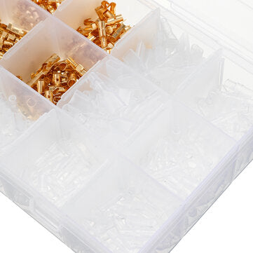 1000Pcs Eletical Cimper Kit Wire Teminal Cimping Tool Pier Male Female Comectors Insulated Terminal