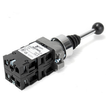 600V Spring Return Joystick Self-Reset Switch 4 Position 4NO XD2PA24CR Black
