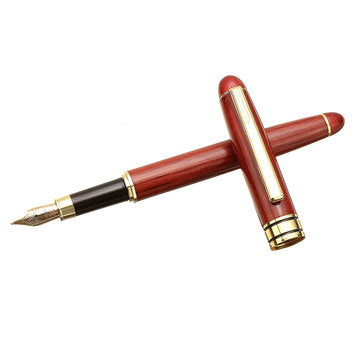 Wood Ballpoint Pen Fountain Pen Wood Office Desk Decoration Kits Wood Craft Gift Box Sets Pen Office