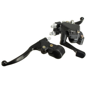 Thumb Throttle Twin Brake Lever 22mm 7/8inch For Mini Moto Quad Pit Bike ATV